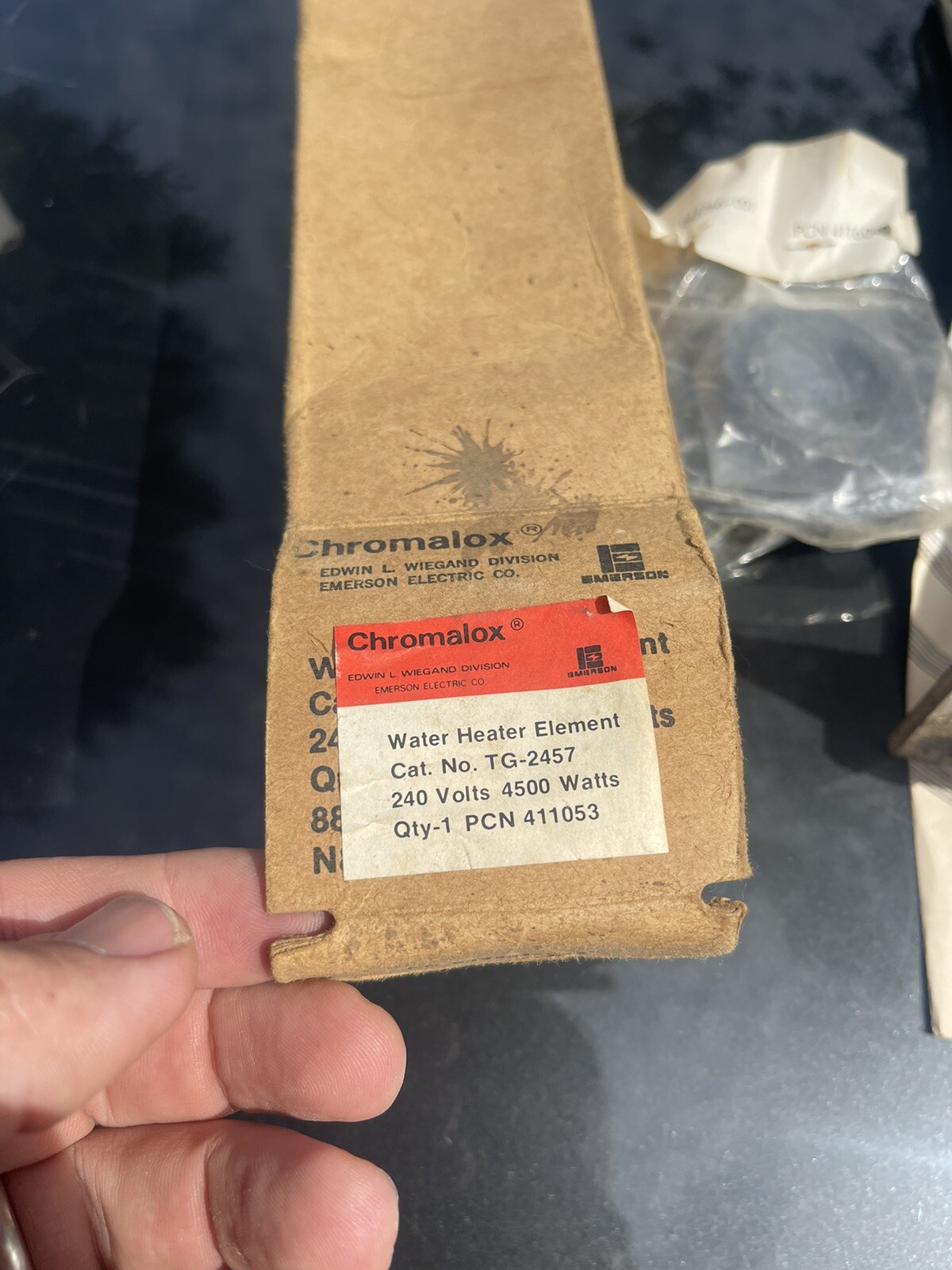 CHROMALOX TG-2457e HEATING ELEMENT Rare NOS 4500w