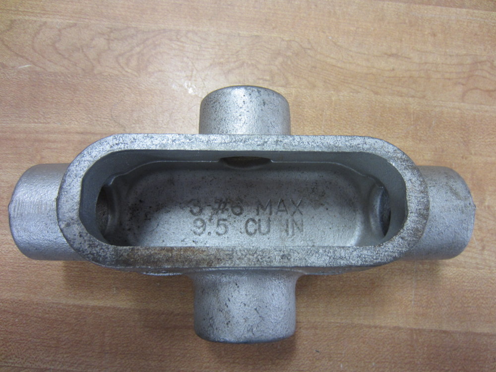 OZ Gedney X27 X-27 X 27 Conduit Body Type X Size 3/4″