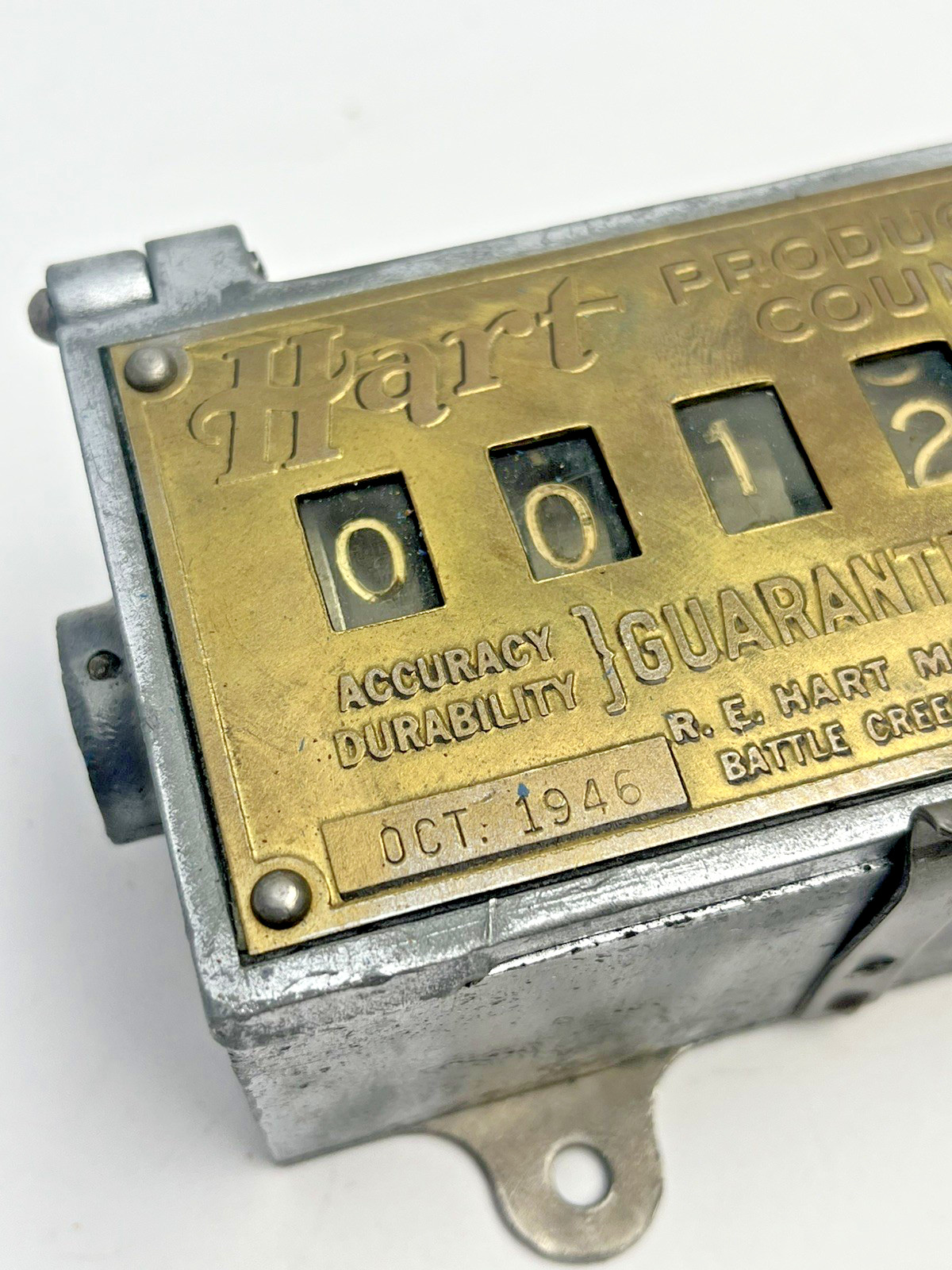 R.E. Hart MFG. CO. 1946 Mechanical Production Counter Model 5A Vintage USA
