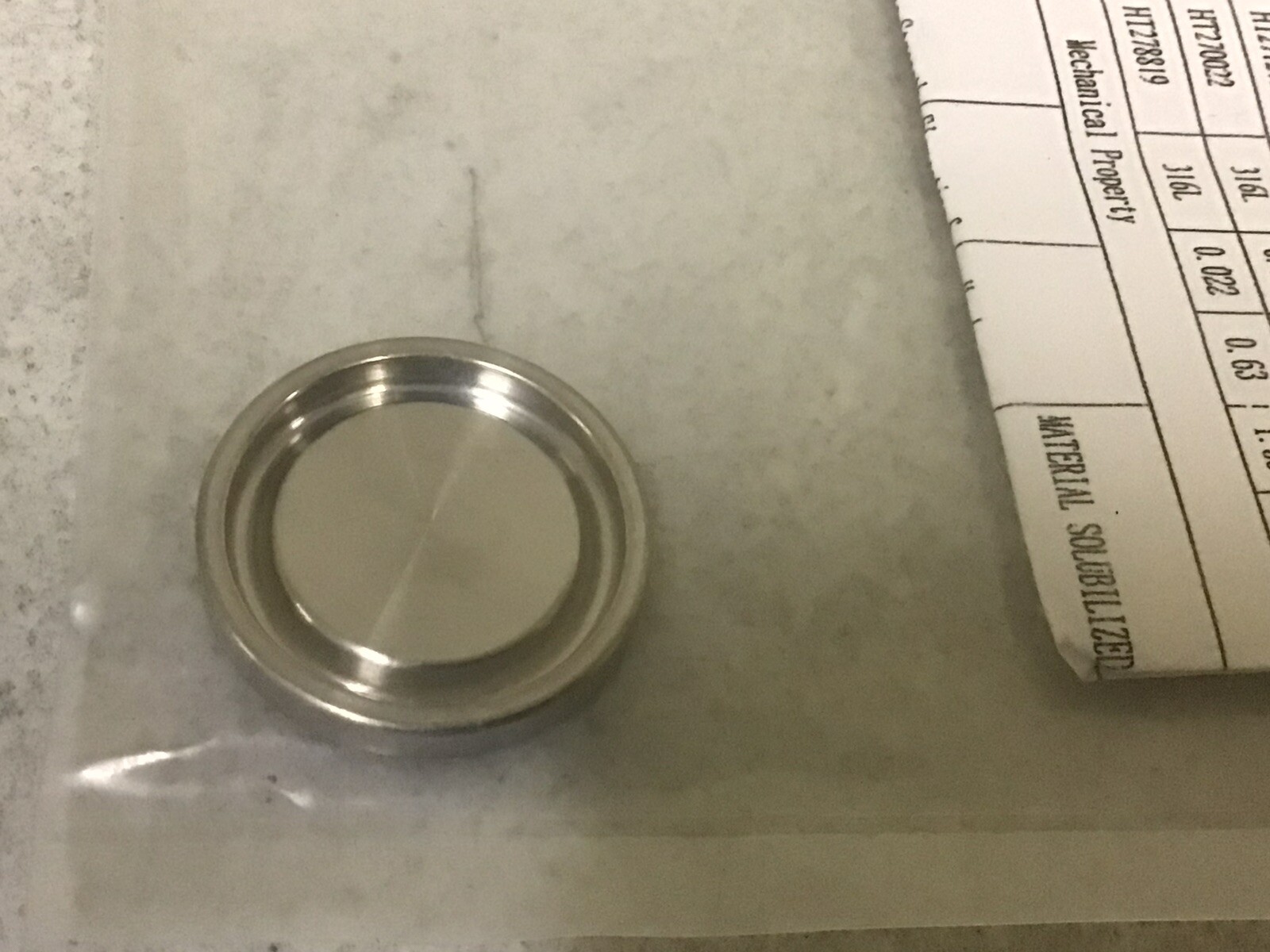 NEW, ANDRON STAINLESS SS316L QUICK CLAMP STYLE CAP TUBE FITTING .5″ & .75″ CLAMP