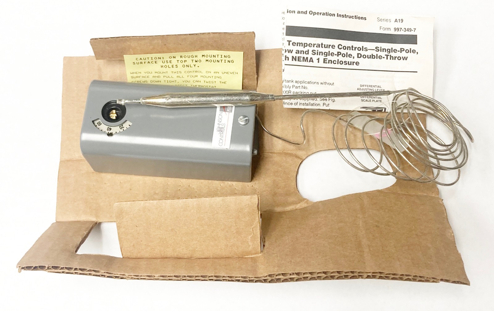 New Johnson Controls A19ABC-74C Temperature Control – Free Shipping !!!
