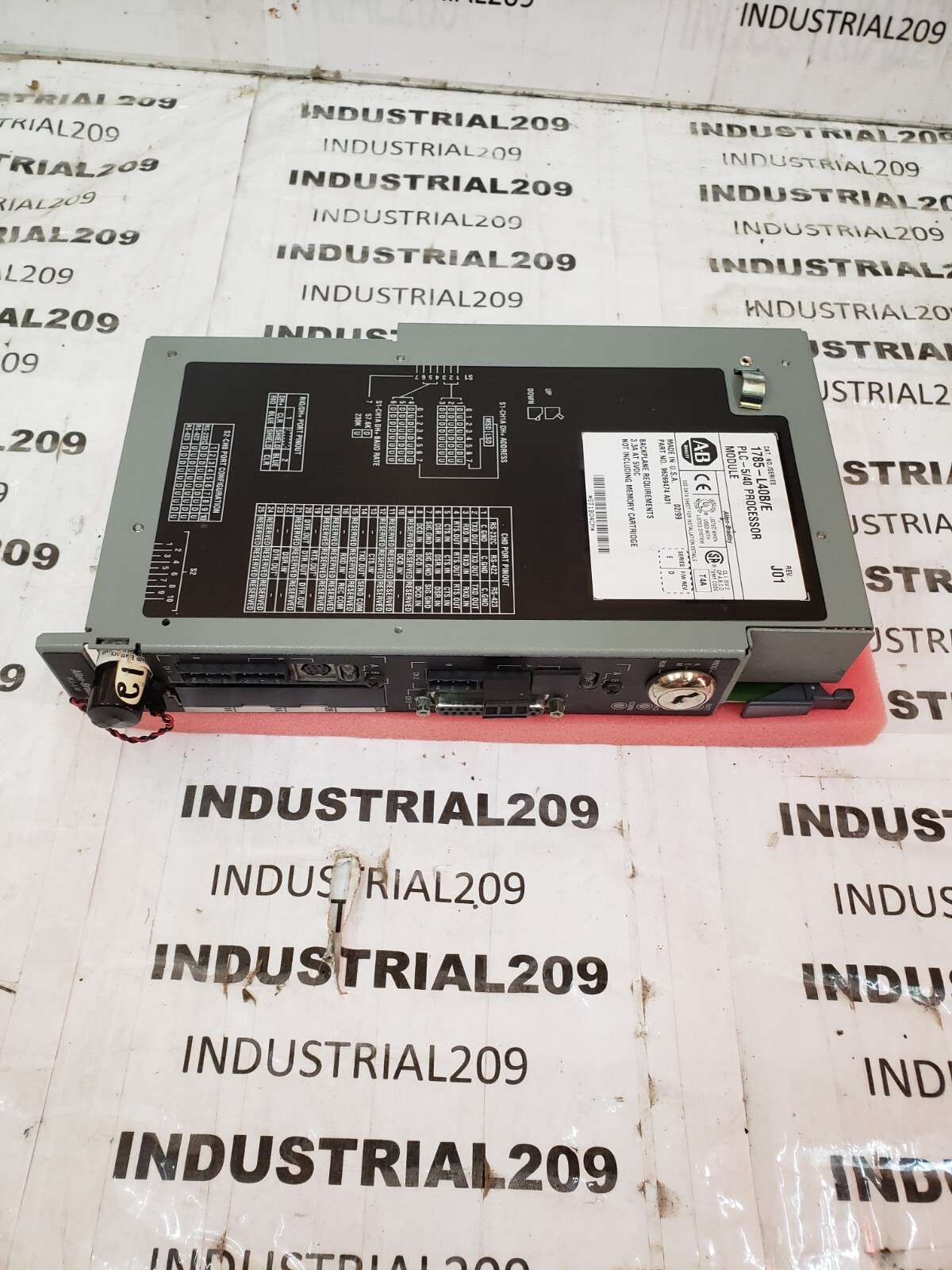 ALLEN BRADLEY 1785-L40B/E PLC 5/40 PROCESSOR MODULE