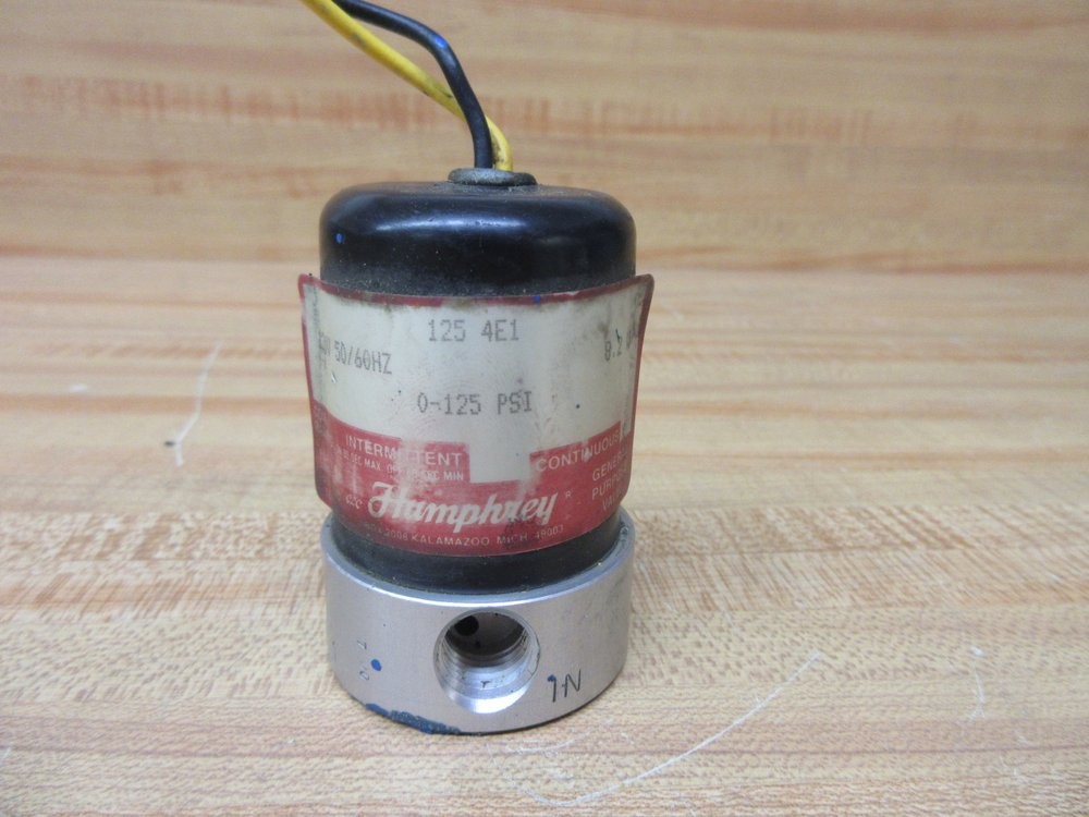 Humphrey 125 4E1 Solenoid Valve 1254E1