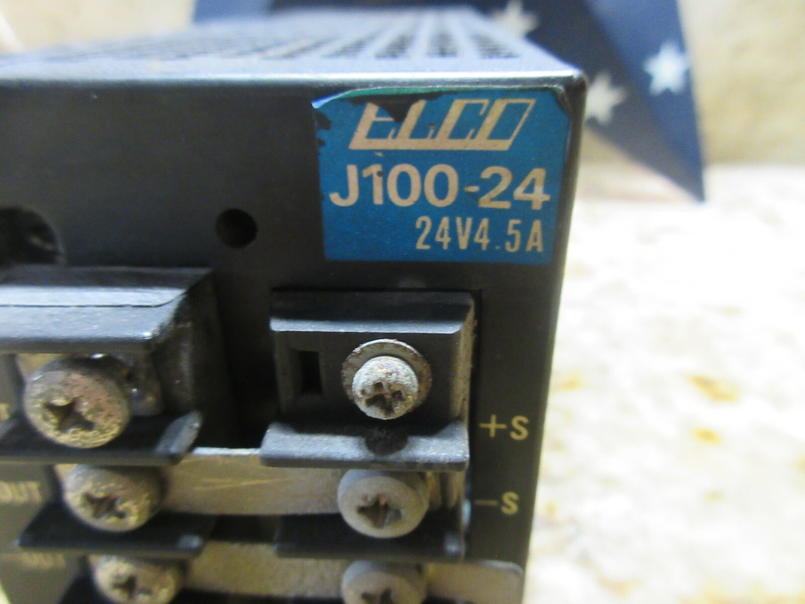 ELCO POWER SUPPLY UNIT J100-24 24V4.5A WARRANTY LOT OF 4 PIECES