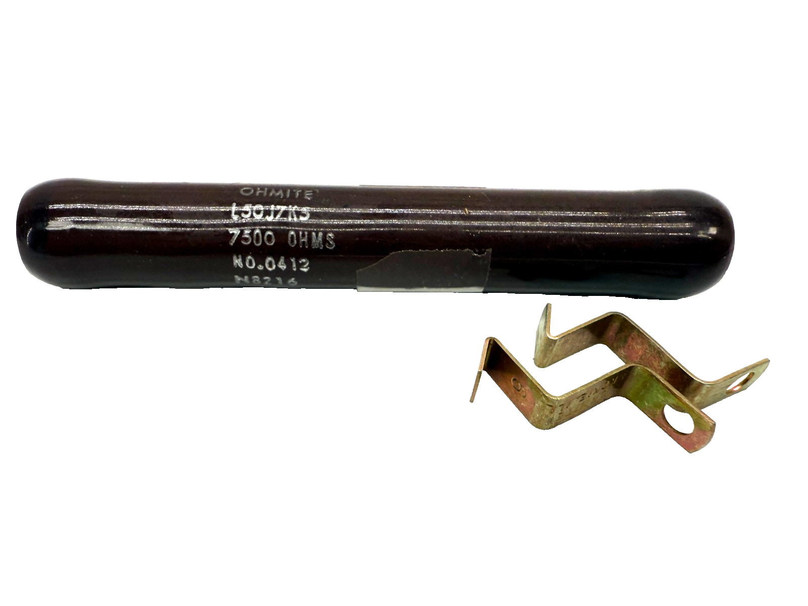 Lot of 5x OHMITE L50J7K5 Wire Wound Resistor, 50W, 7500 Ohms, 0412 – NNP