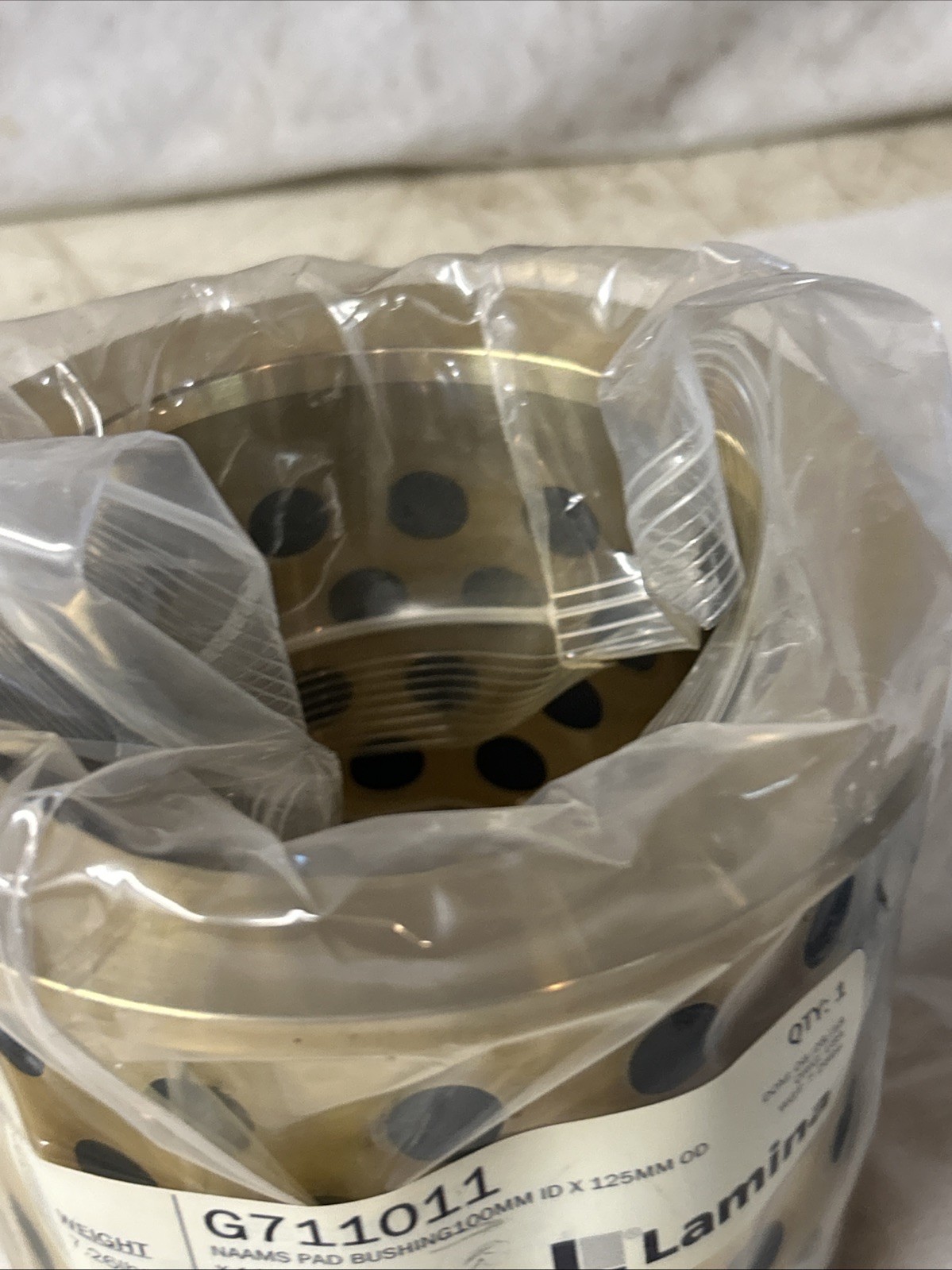 Lamina G711011 Naams Pad Bushing 100mm Id X125mm Odx140mm