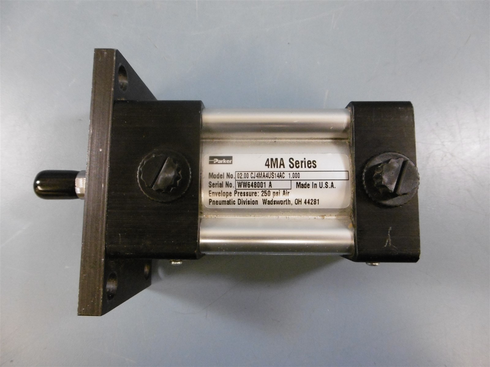 Parker 4MA 02.00 CJ4MA4US14AC 1.000 Pneumatic Cylinder – Used