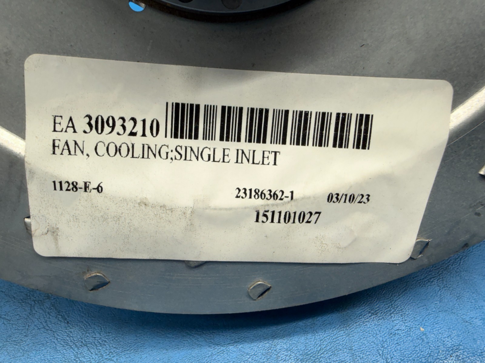 EBM-Papst R4E250-AB01-25 230V 60Hz Single Inlet Motorized Cooling Fan