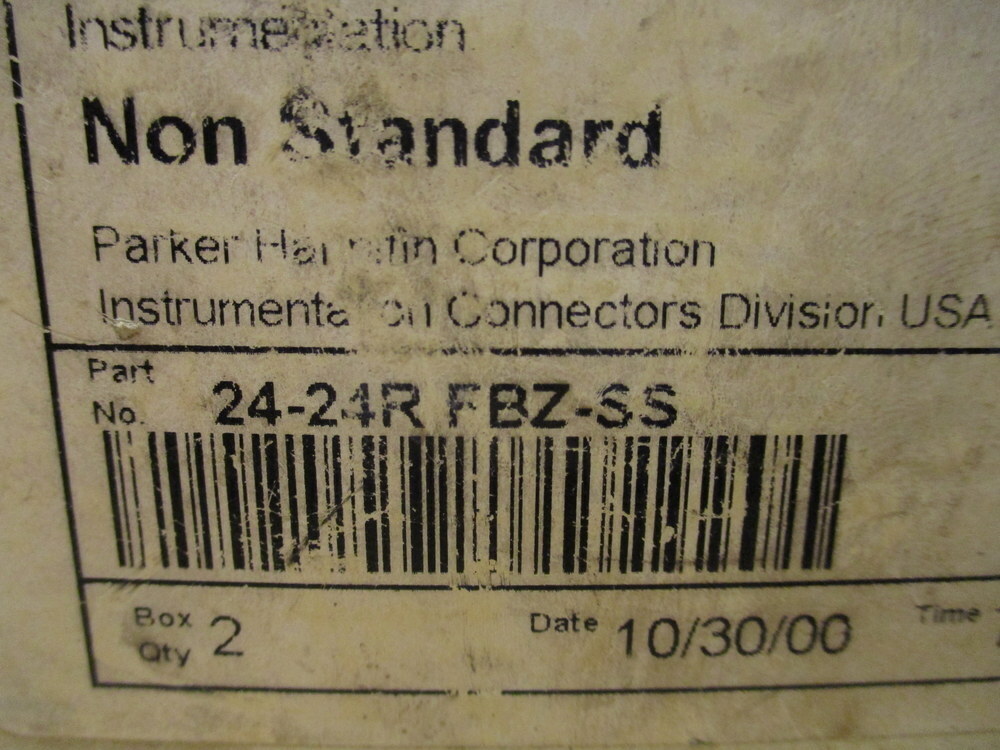 Parker 24-24R FBZ-SS CPI Male Connector 2424RFBZSS