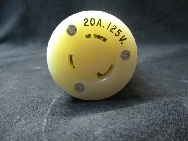 HUBBELL HBL2313 Twist-Lock Connector Body. 2P3W, 20A 125V, L5-20R
