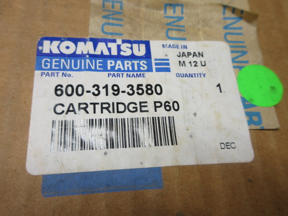 Komatsu 600-319-3580 Fuel Filter Cartridge 600-311-3580