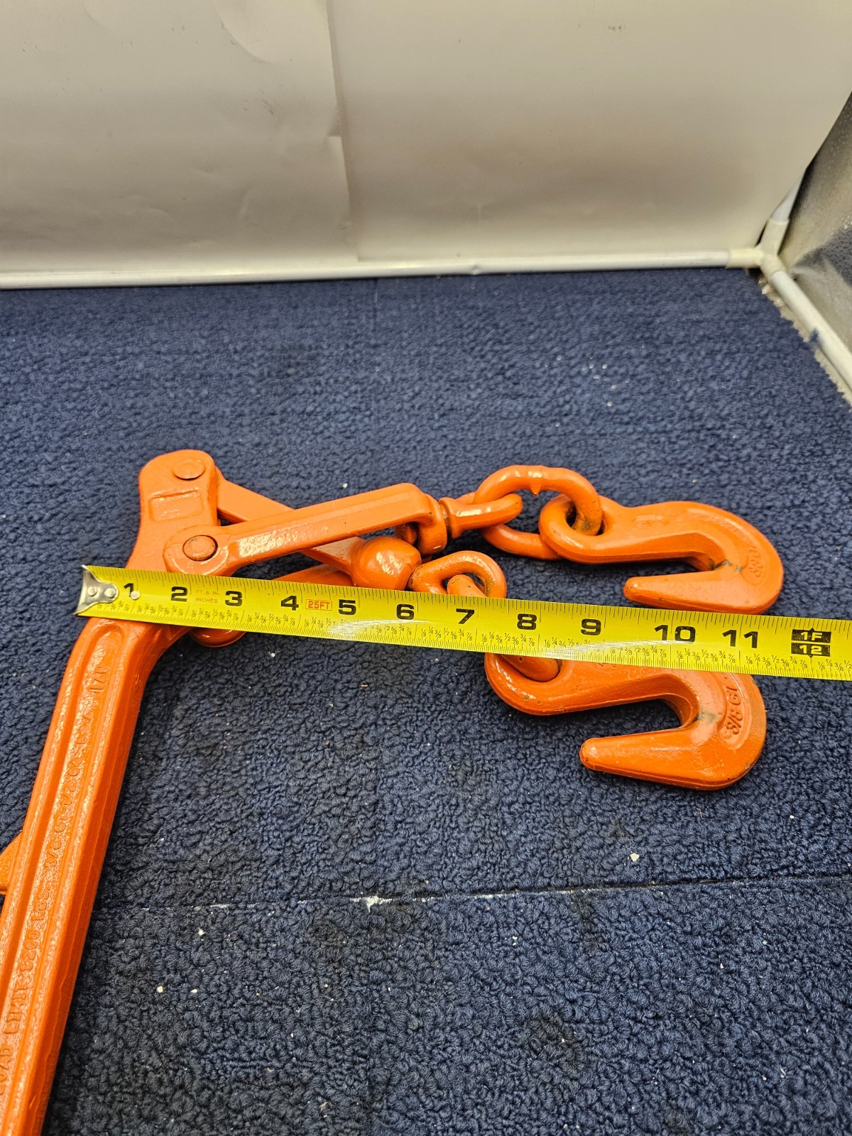 3/8″ G7 to 1/2″ G4 Lever Load Binder Forged Steel Powder Coated Orange