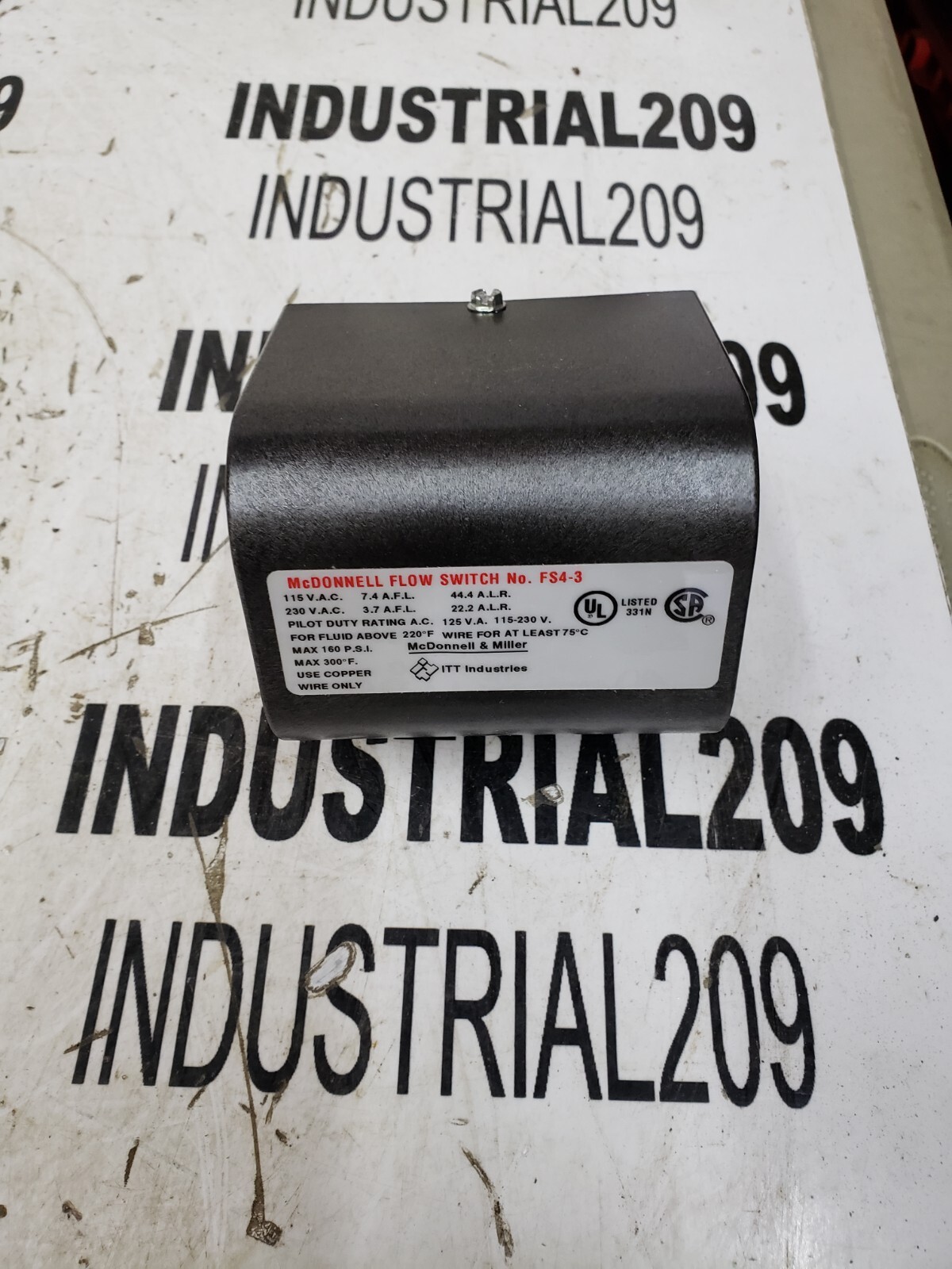 MCDONNELL+MILLER FS4-3 FLOW SWITCH