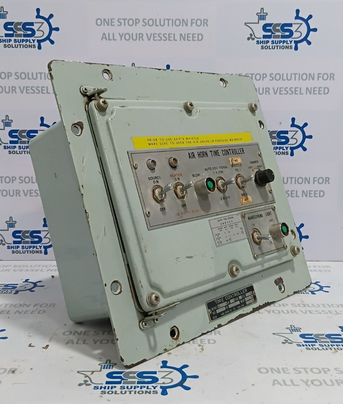 Ibuki Kogyo Air Horn Time Controller AC110V 15A 60Hz PHASE 1 52611