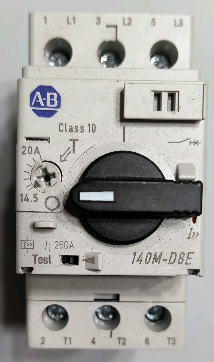 Allen-Bradley 140M-D8E-C20 Ser C, 14.5-20A, Motor Protector/Circuit Breaker