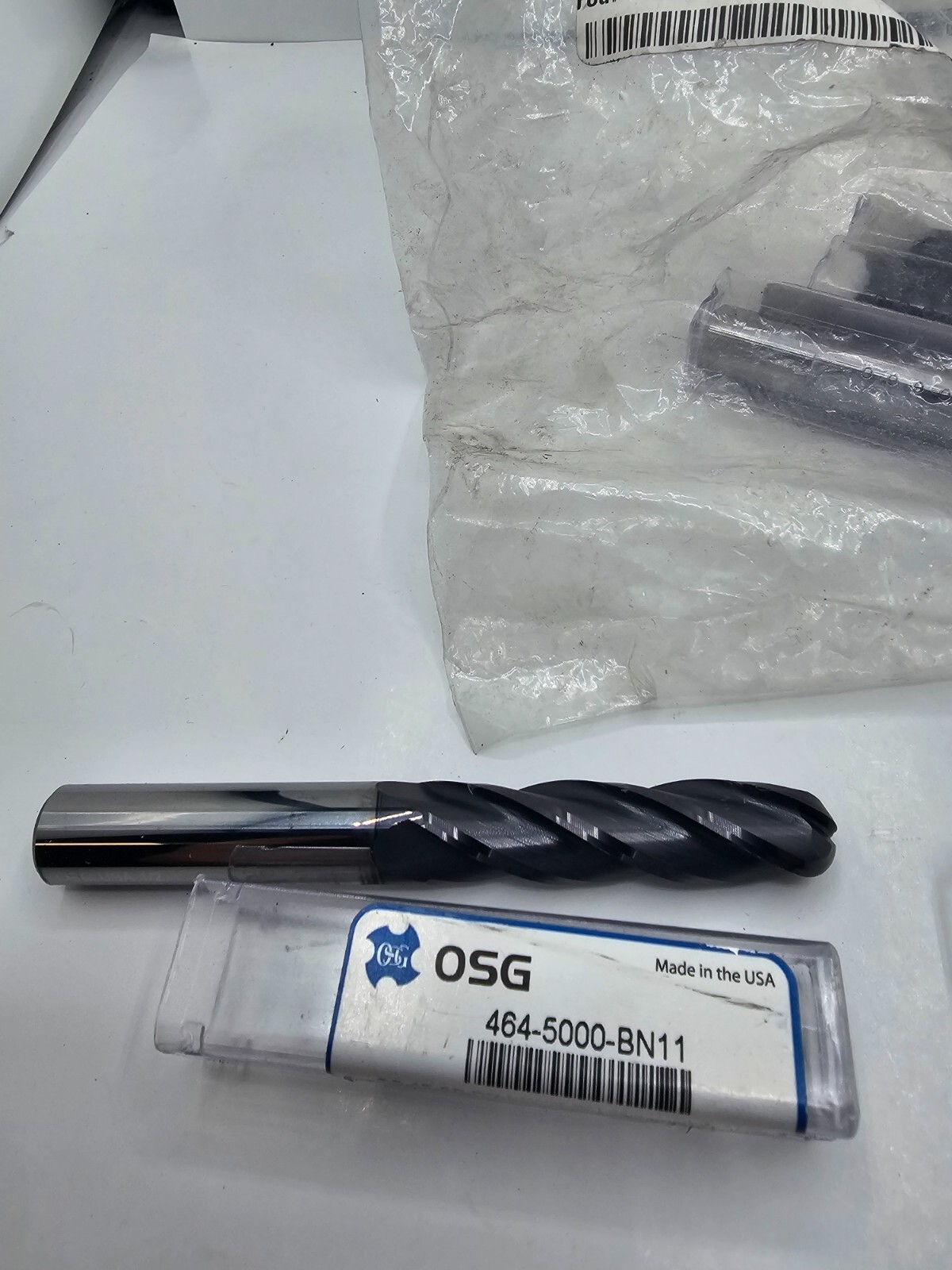 OSG 1/2″ Diam, 2″ LOC, 4 Flute Solid Carbide Ball End Mill 464-5000-BN11