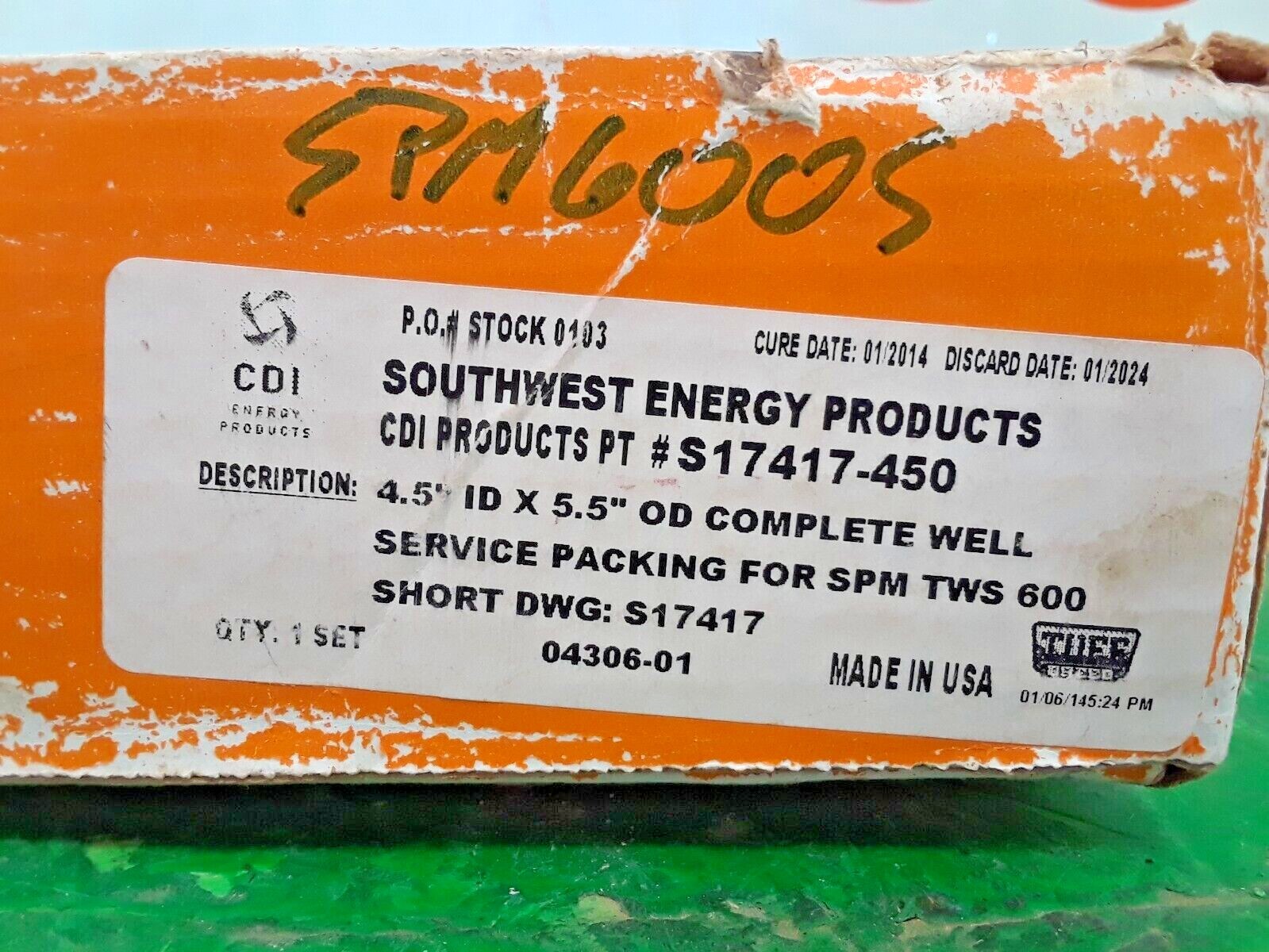 🟠COMPLETE WELL SERVICE PACKING FOR SPM TWS 600 PESSCO IS OFFERING 1 C083122-1🗽