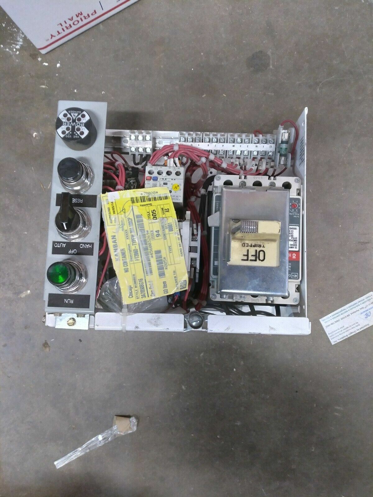 EATON CUTLER HAMMER FT206D AN19DN0 30A HMCP 3A70508G16 MOTOR CONTROL CENTRE UNIT