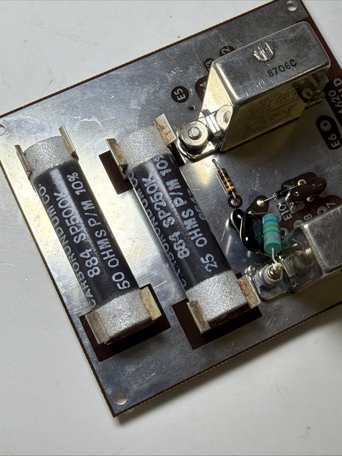 Radio System Circuit Board 80372 ASSY 755017A4620 w/ 2 HI-G RELAYS Mil Surplus!