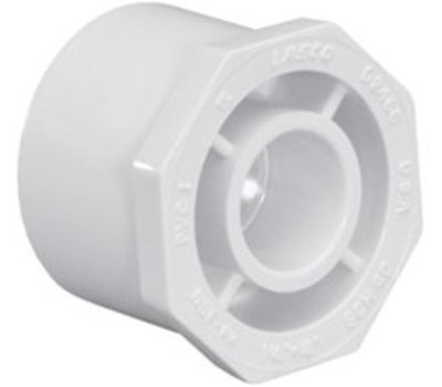 Nibco 437-212 1-1/2″ x 1-1/4″ Slip PVC Reducing Bushing
