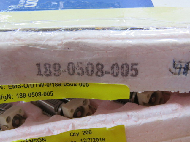 JOHNSON 189-0508-005 Qty of 10 per Lot VERITICAL PC MOUNT CAPACITOR