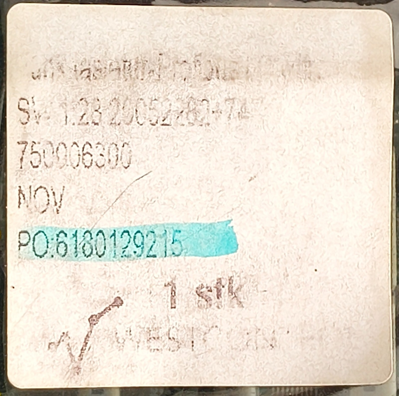 NOV 20016261 PCB FOR KEYPAD HW 750006300 SW 1.28 / NATIONAL OILWELL VARCO