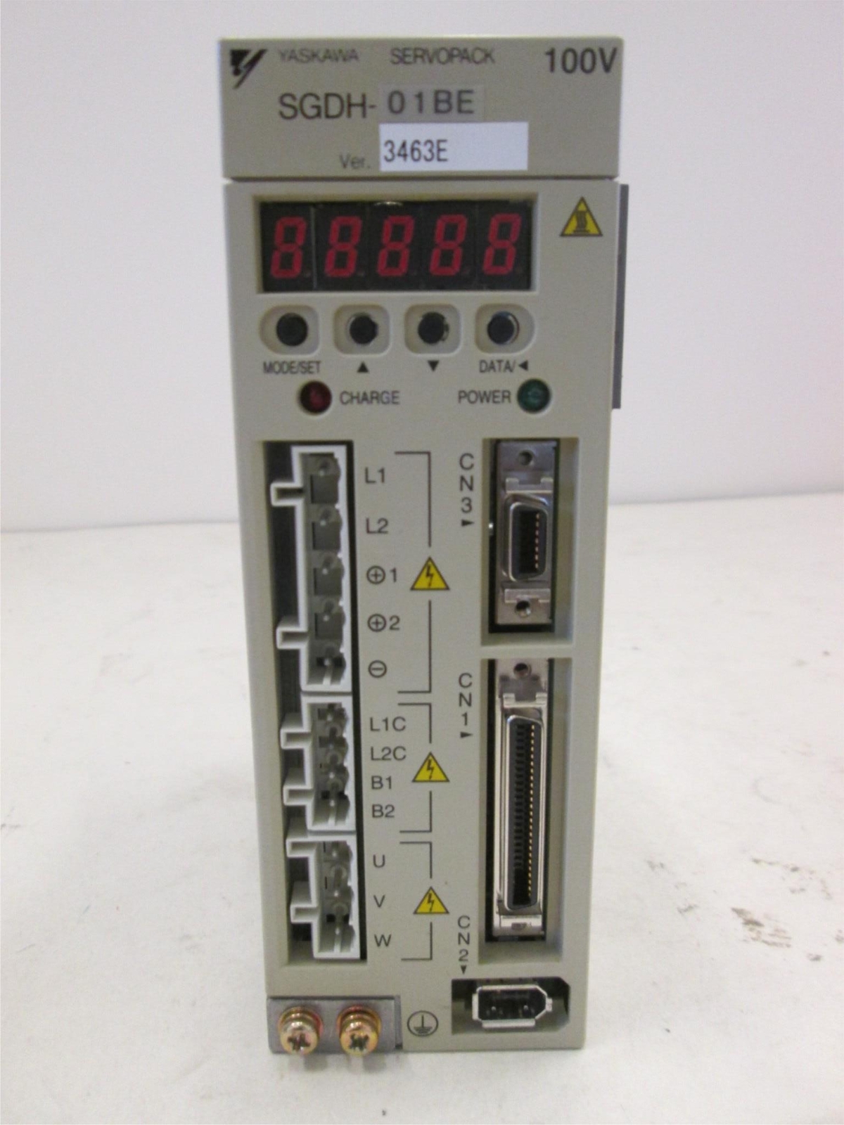Yaskawa, Servopack, Motor Driver, SGDH-01BE, 100-115V, 50/60Hz, Used