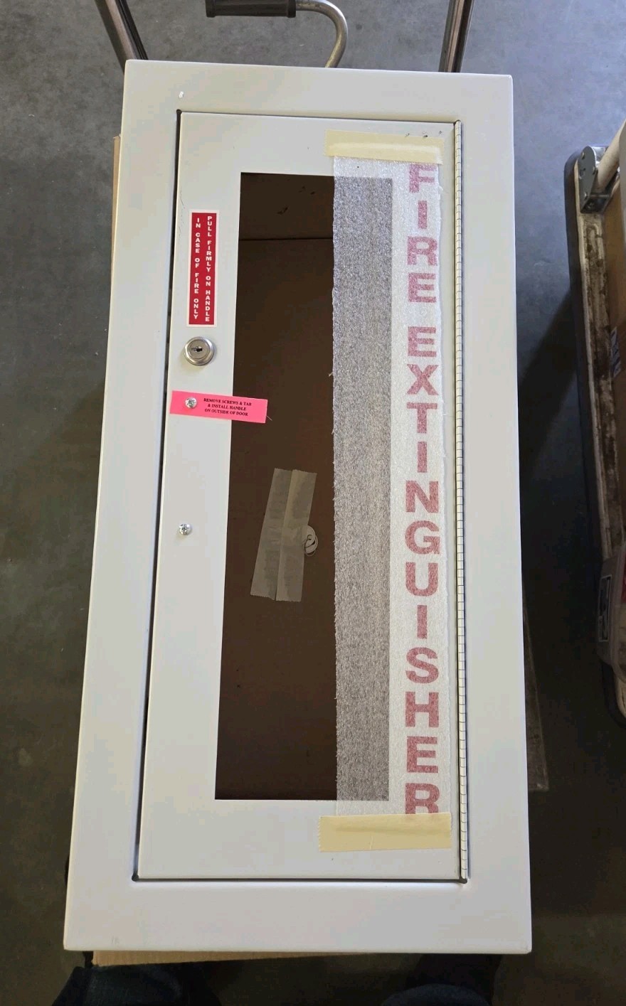 NEW IN BOX! LARSENS FIRE RATED CABNET FS-2408-R7
