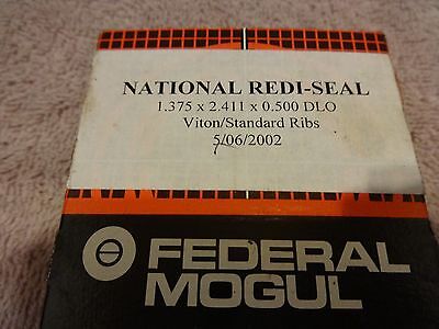 FEDERAL MOGUL NATIONAL REDI-SEAL 1.375 X 2.411 X 0.500 DLO VITON/STANDARD RIBS