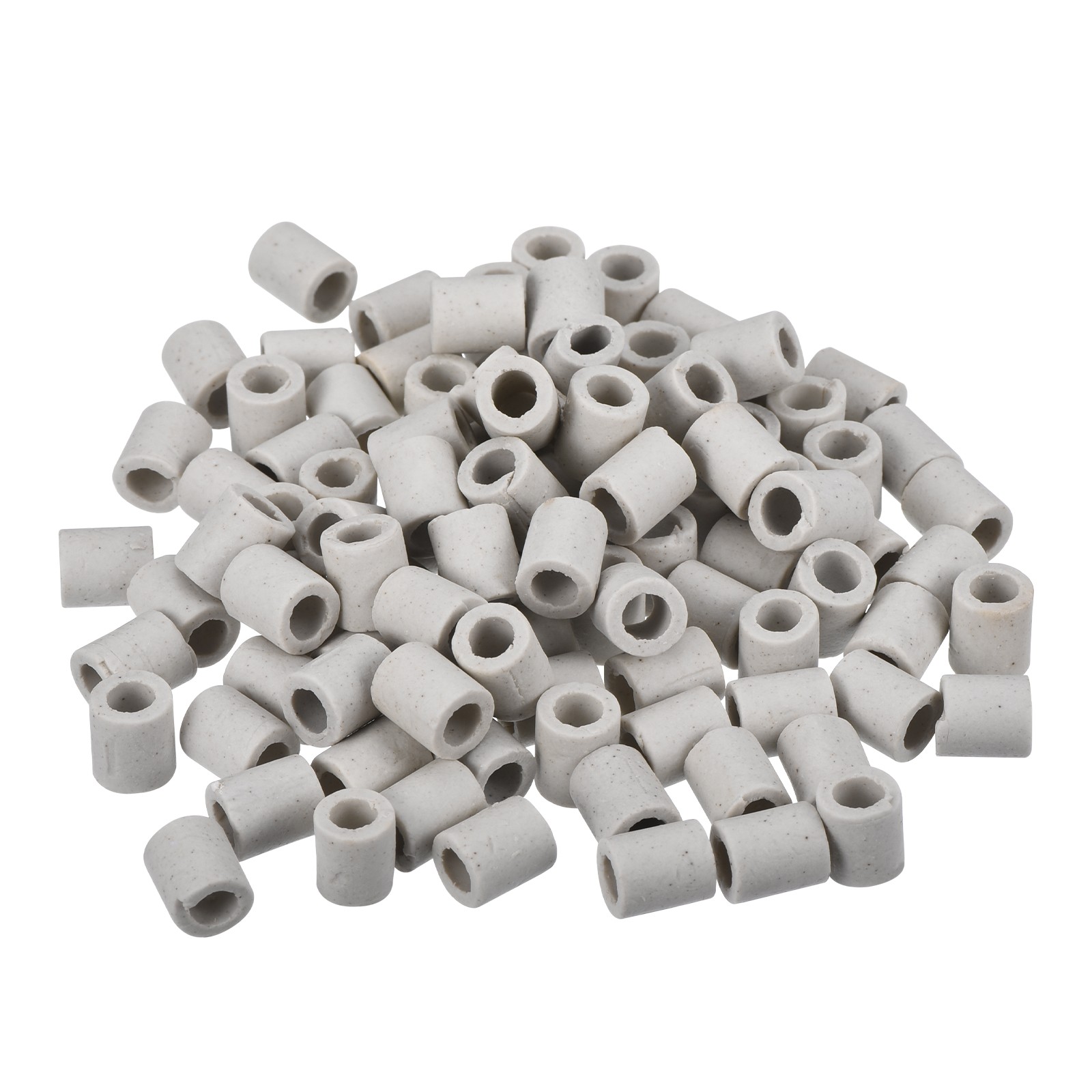 Ceramic Tube Insulated Wire Bundle Protection 0.2×0.3×0.4″, Pack of 100