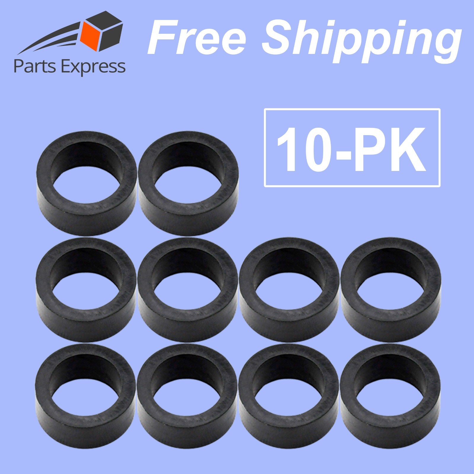 PREMIUM EPDM RUBBER WASHER GASKETS FOR 3/4″ OD BOILER SIGHT GLASS (10-PK)