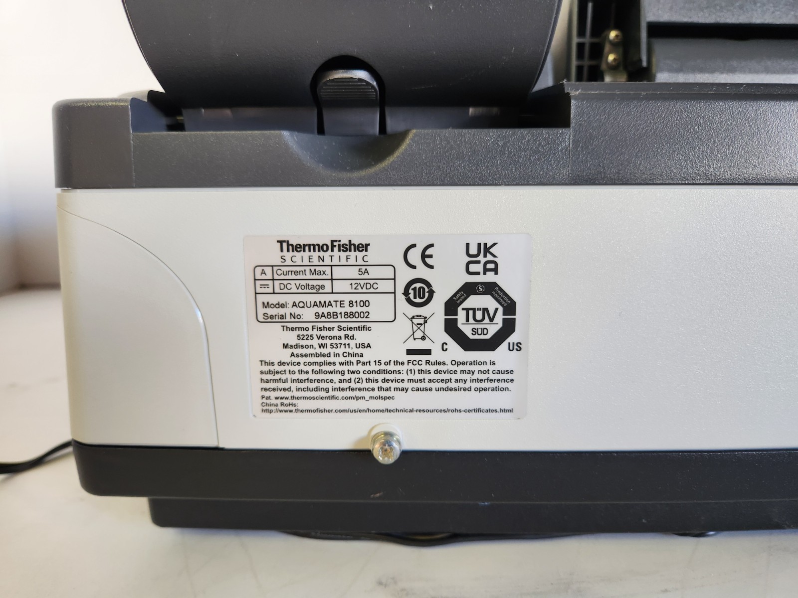 Orion AquaMate 8100 UV-Visible Spectrophotometer