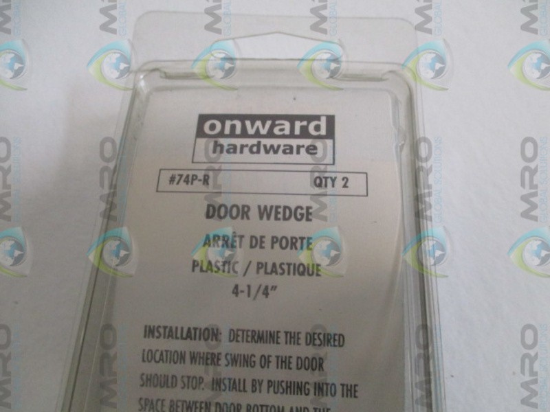 ONWARD HARDWARE 74P-R DOOR WEDGE 4-1/4″ NSMP