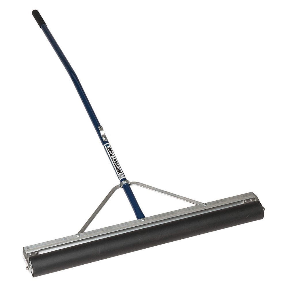 SEYMOUR MIDWEST RAKE 70936GRA Floor Squeegee,36 in W,Roller 44VT55
