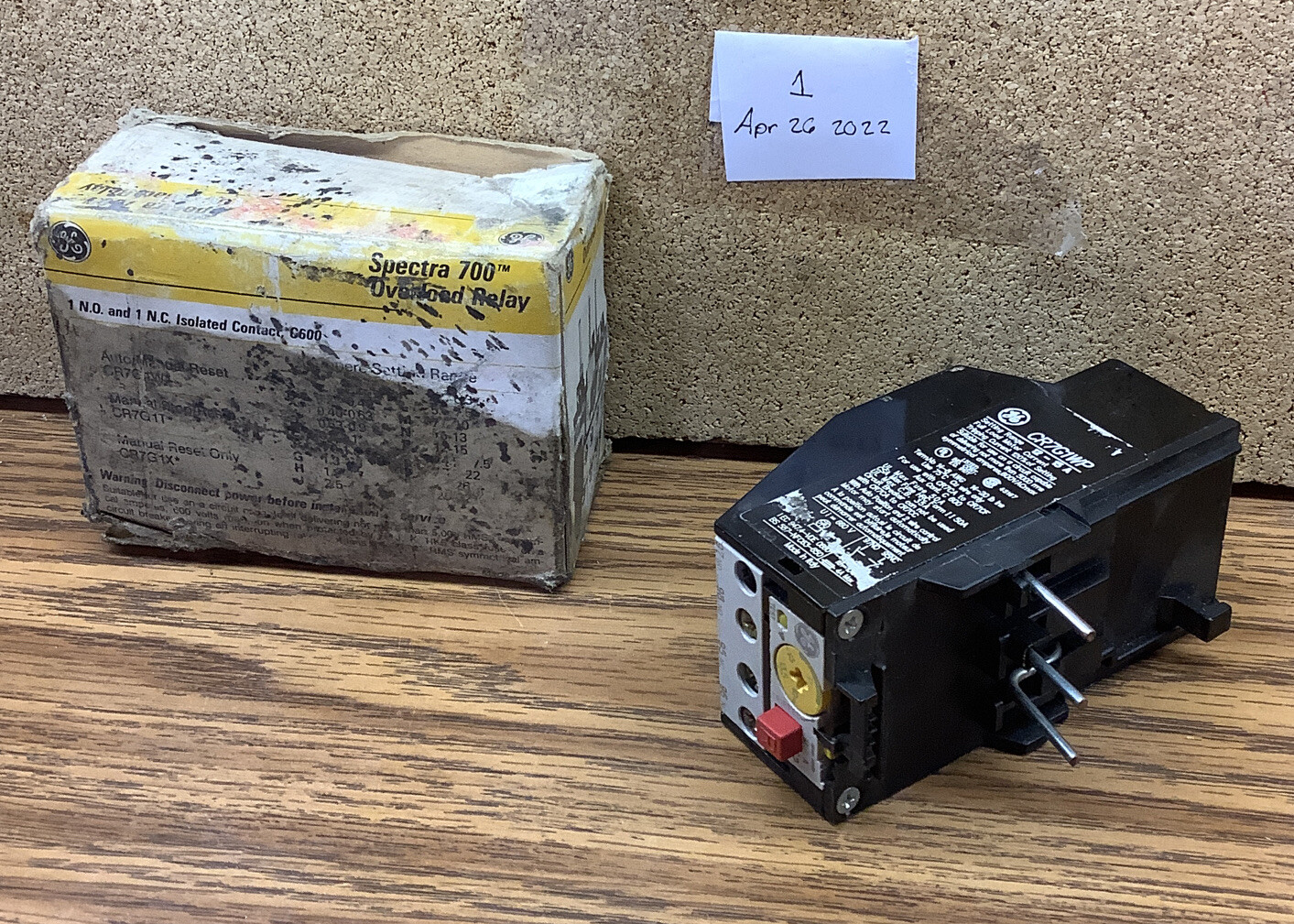 NOB GE CR7G1WP Spectra 700 Overload Relay 12 – 15 Amp