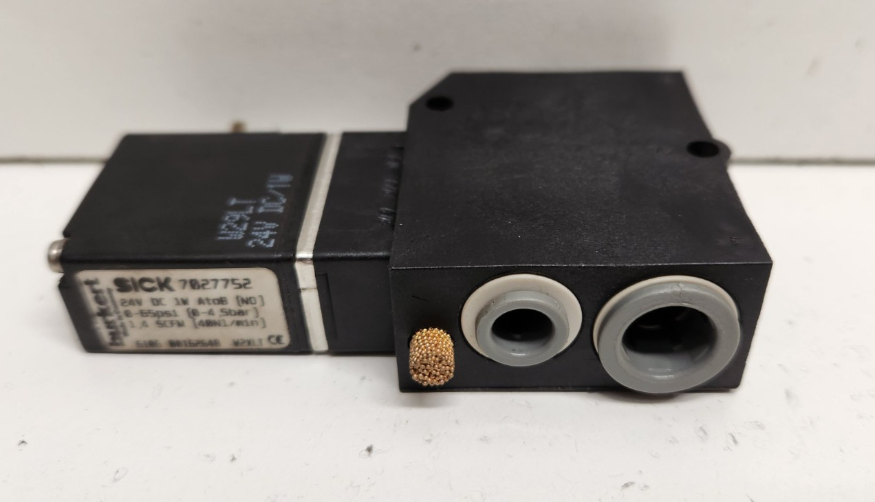 NEW NO BOX! SICK BURKERT 24V 3/8″ & 1/4″ PORTS SOLENOID VALVE ZSV-A4 7027752