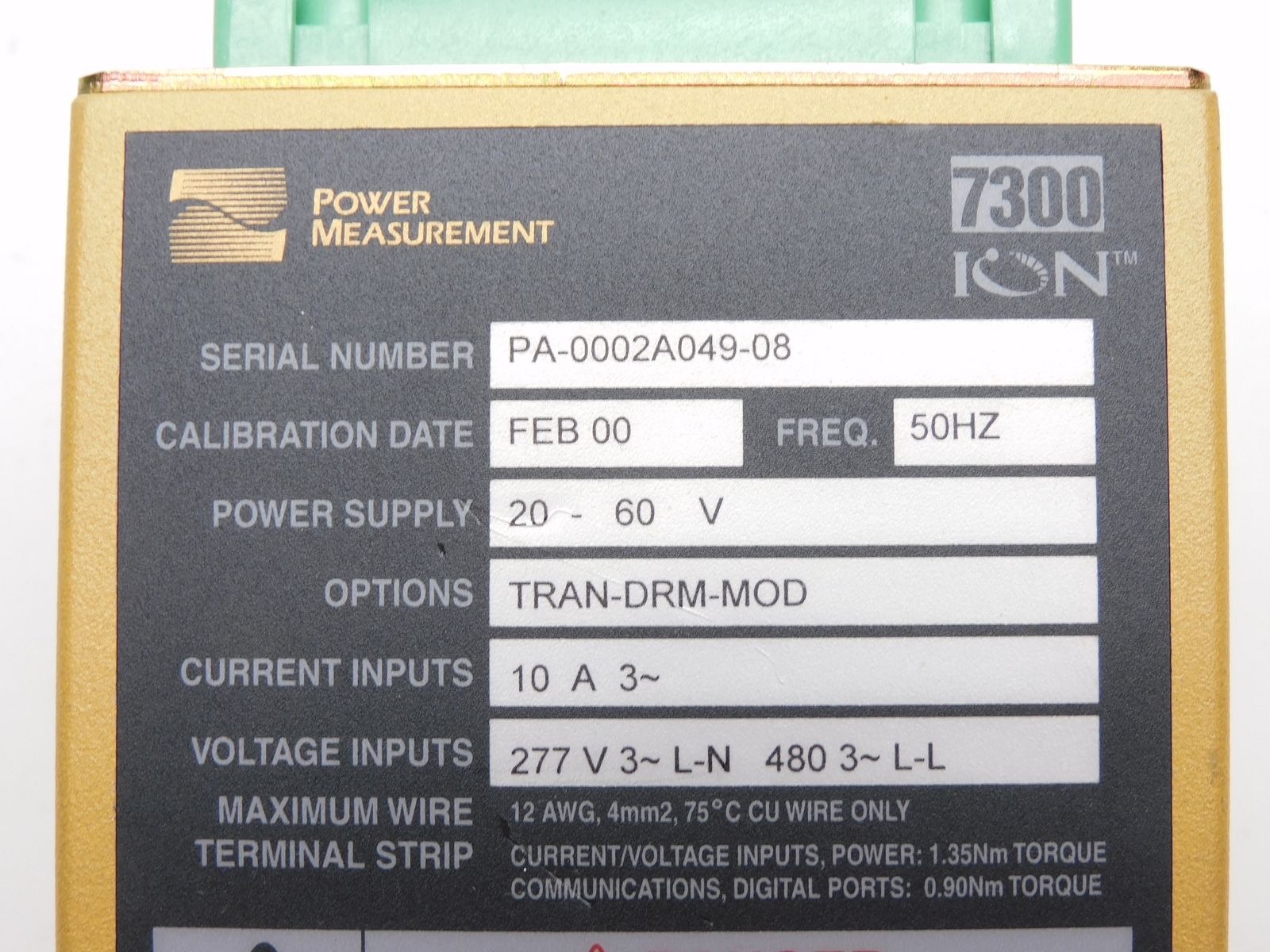 POWER MEASUREMENT 7300 NSNP