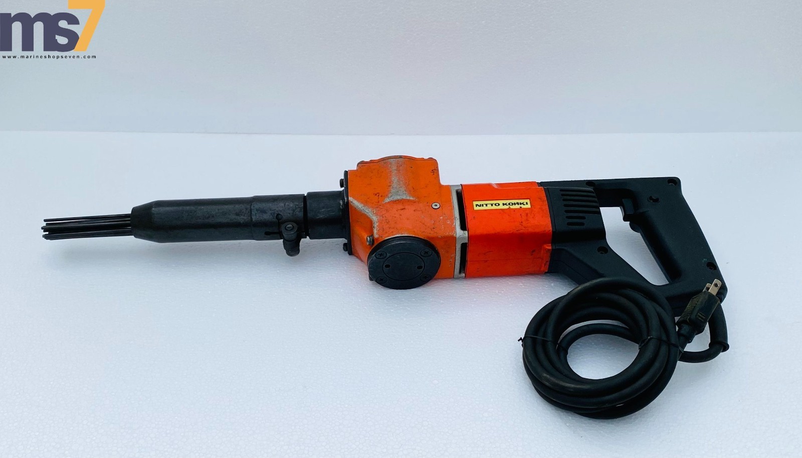 NITTO KOHKI EJC-32A ELECTRIC JET CHISEL MULTI NEEDLE SCALER 100 VAC