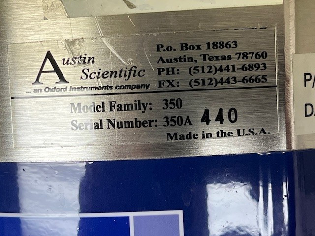 AUSTIN SCIENTIFIC / OXFORD INSTRUMENTS MODEL 350 Cryopump with Cable