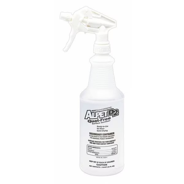 Best Sanitizers SS20014 Trigger Spray Bottle, 32 oz., Clear, PK12