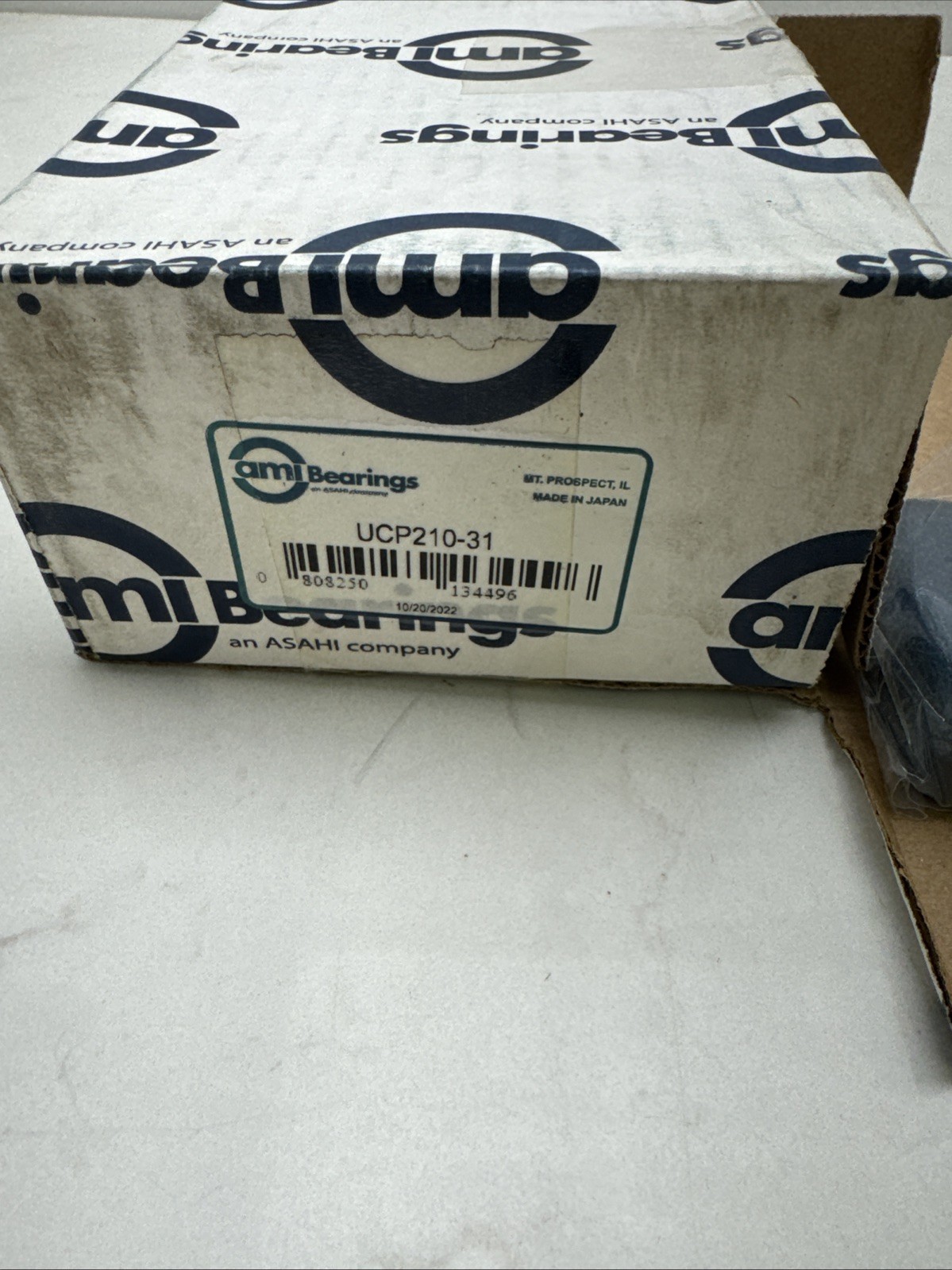 AMI UCP210-31 Pillow Block Ball Bearing Unit – 2-Bolt Base, FIXED