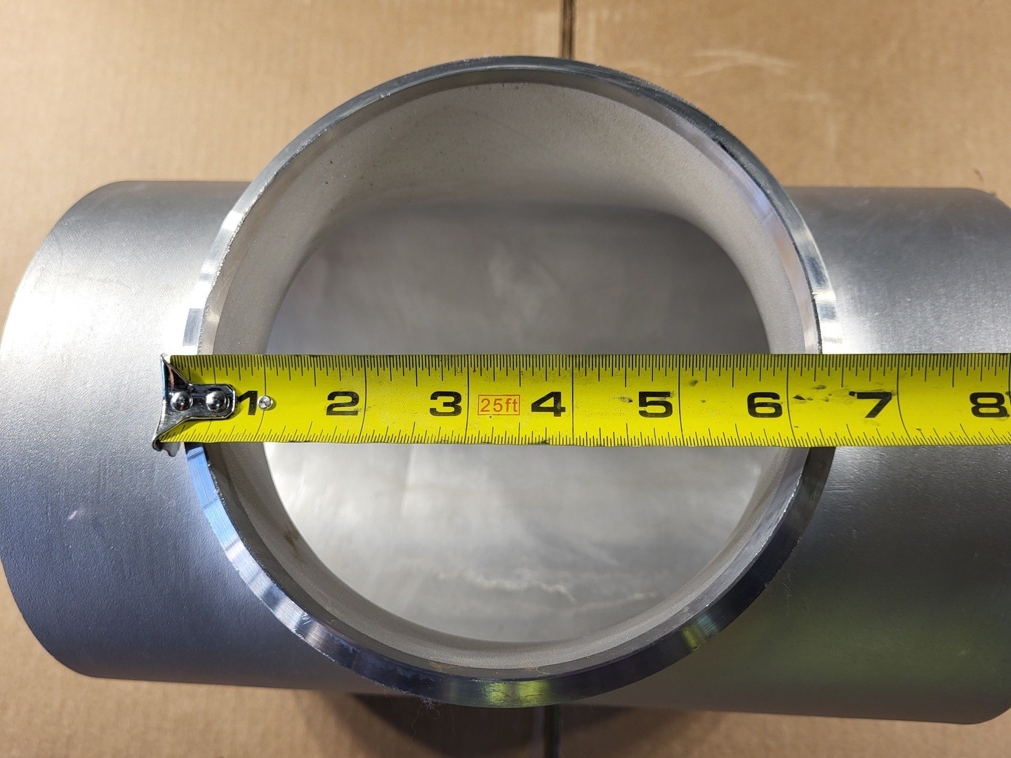 SURPLUS NEW TOPPER 8″ x 6″, Reducing Tee SCH STD WP316L ASTM A403 ANSI B16.9