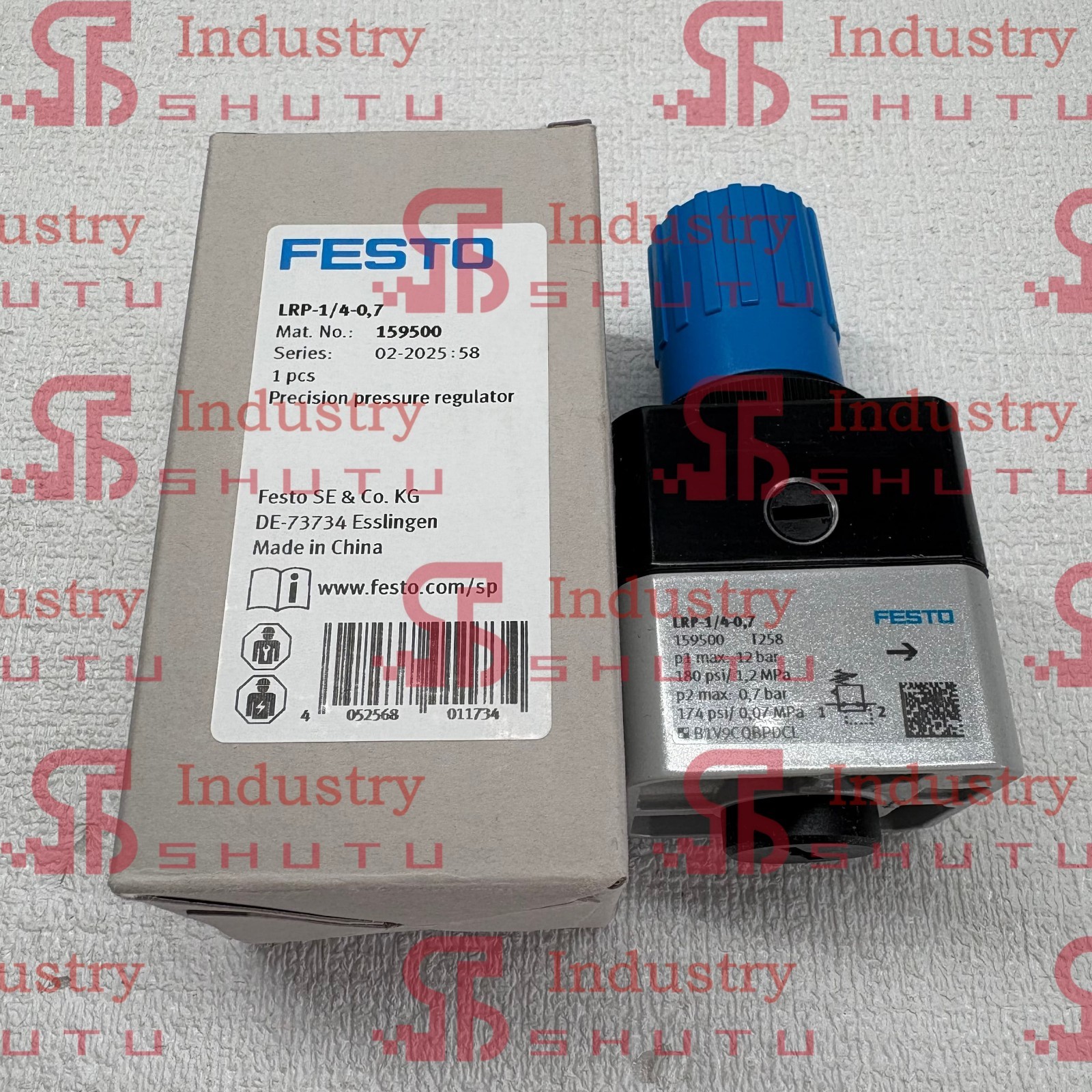 Festo LRP-1/4-0.7 159500 LRP-1/4-0,7 Pressure reducing valve#1pcs new in box