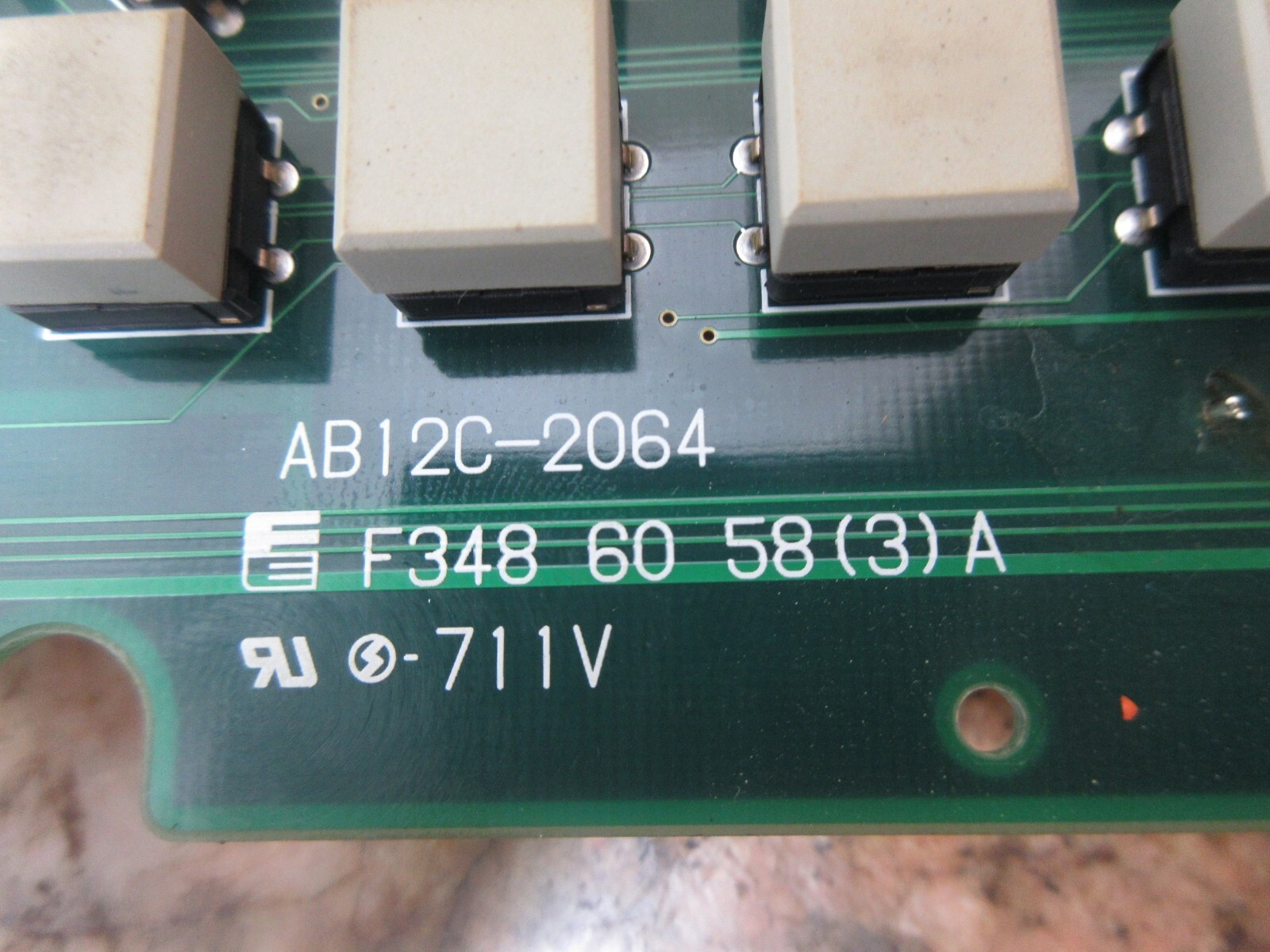 FUJI CIRCUIT BOARD AB12C-2064 F348 60 58 (3) A 711V B52J059-2 WARRANTY