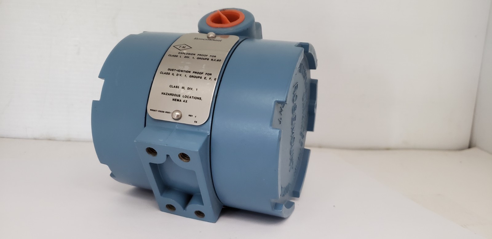 ROSEMOUNT 0444RL9U3A1E5R0854 TEMPERATURE TRANSMITTER, 20/120 DEG F, 45VDC, NNB