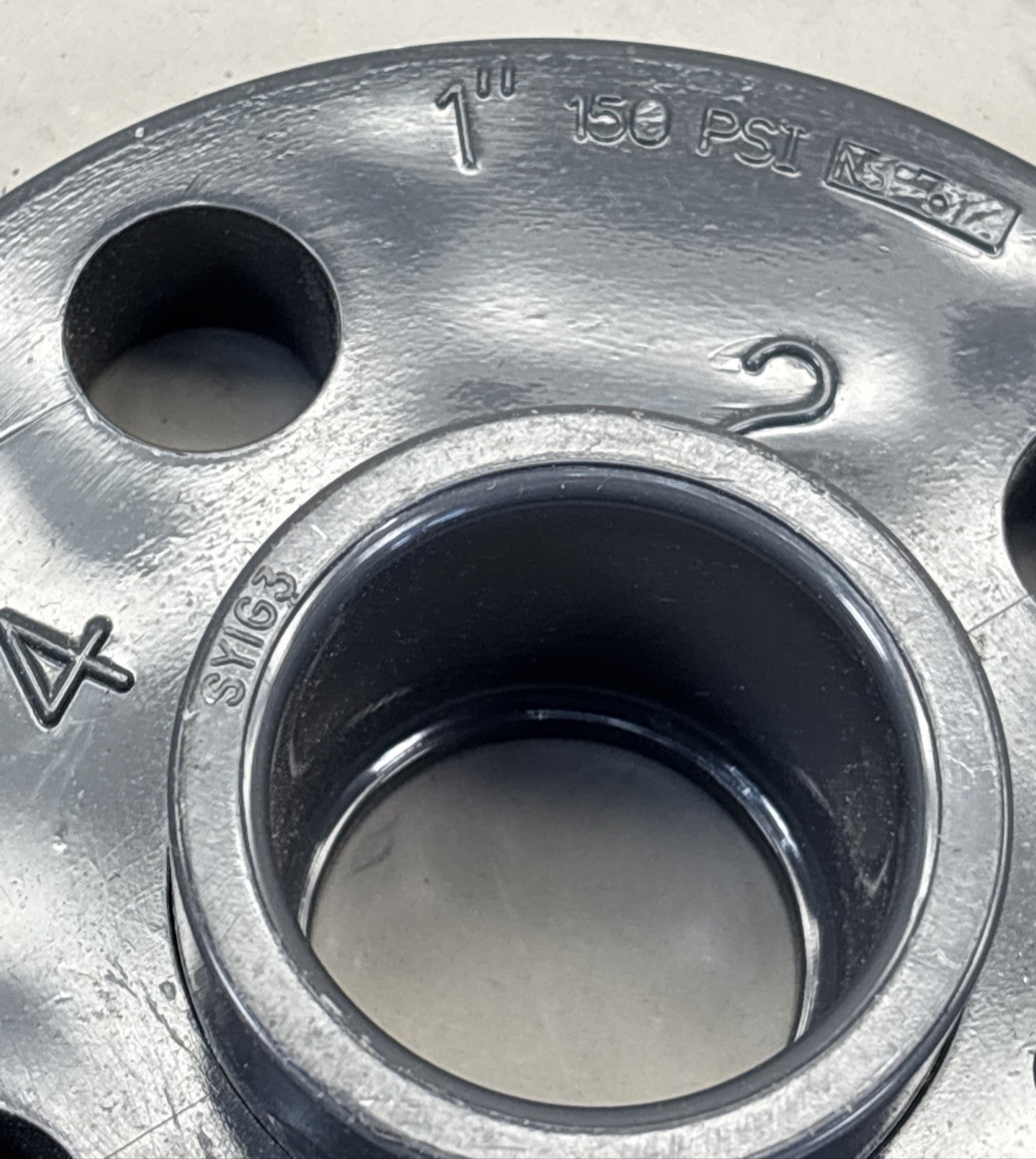 SPEARS SCH 80 1″ FLANGES 4 BOLT 12FT/LBS 150PSI DL1D13 + 2 Gaskets