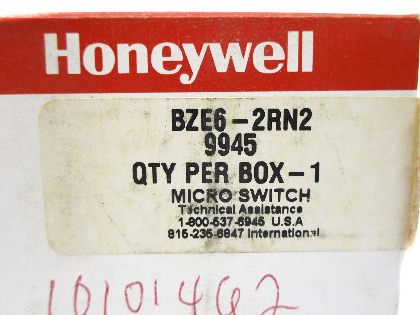 HONEYWELL BZE6-2RN2 600VAC 2A NSMP