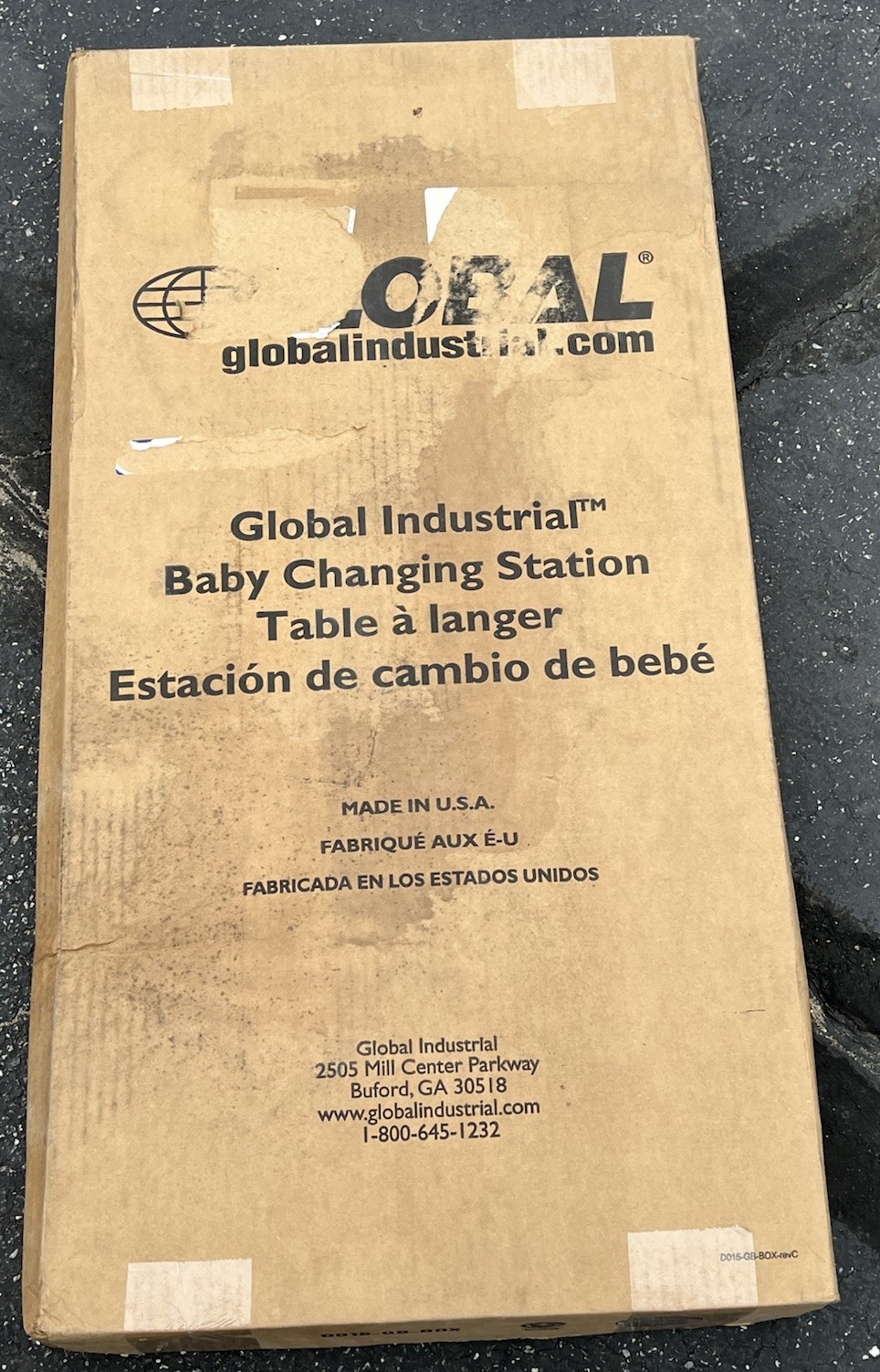 Global Industrial Baby Changing Station