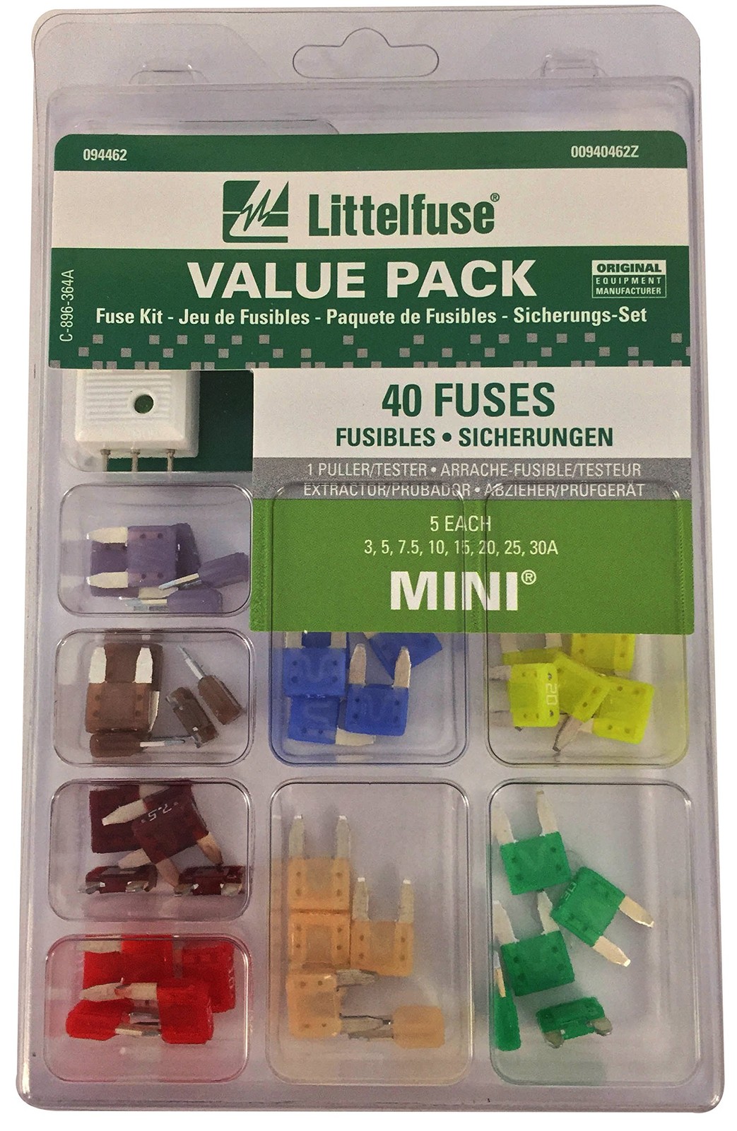 Littelfuse 94462 Mini Fuse Assortment (094462)