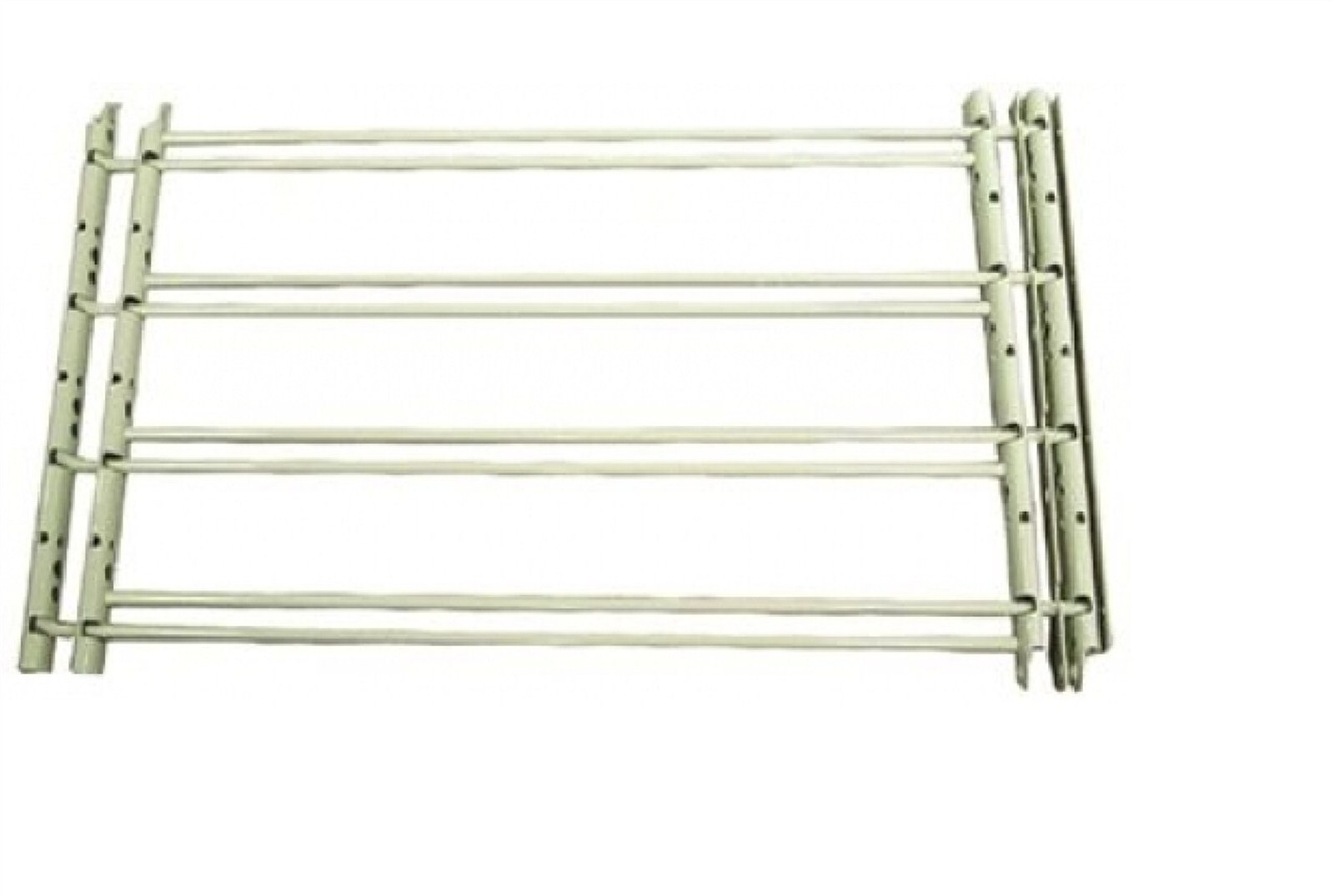 Set of 2: Part No. 2488194, 14H X 24-42W 4-BAR WINDOW GUARD LOCK BAR & PIN
